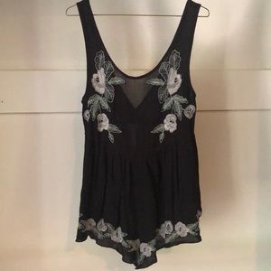 Free people floral romper